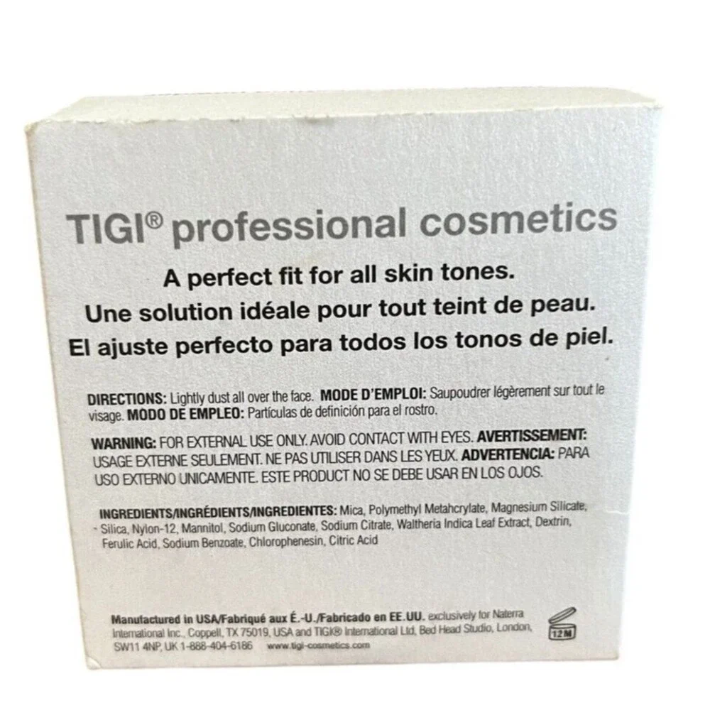 TIGI Cosmetics High Definition Setting Powder  Translucent 0.58 oz